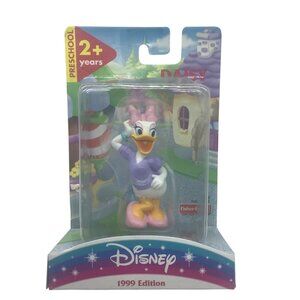 Vtg Disney 1999 Edition Daisy Duck Figure Fisher-Price Collectible Preschool Toy